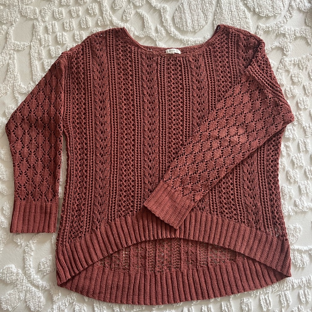 Maurices Women's Knit Sweater - 
Color: Beautiful Deep Coral